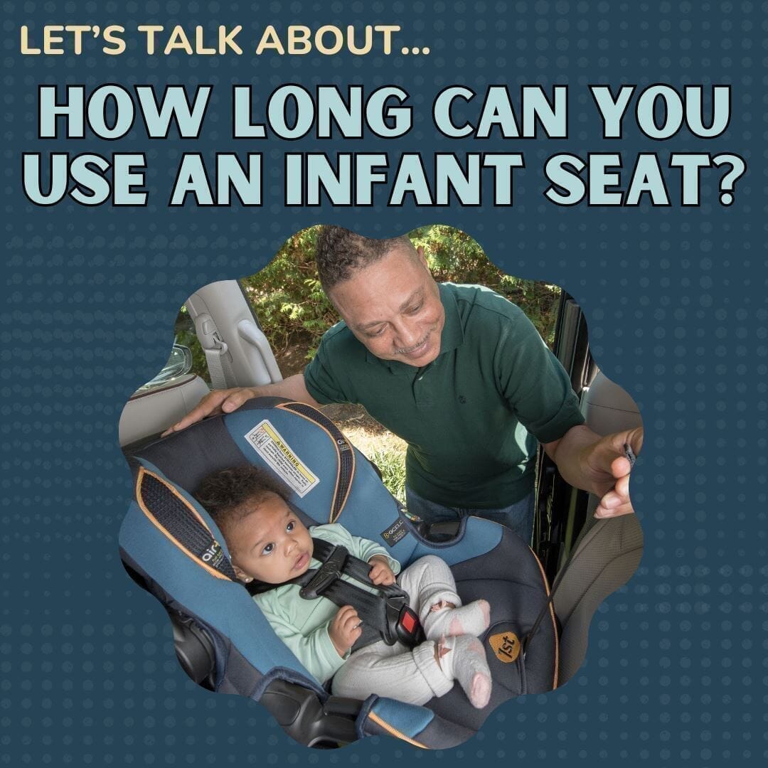 Risks of keeping a baby in a car seat too long