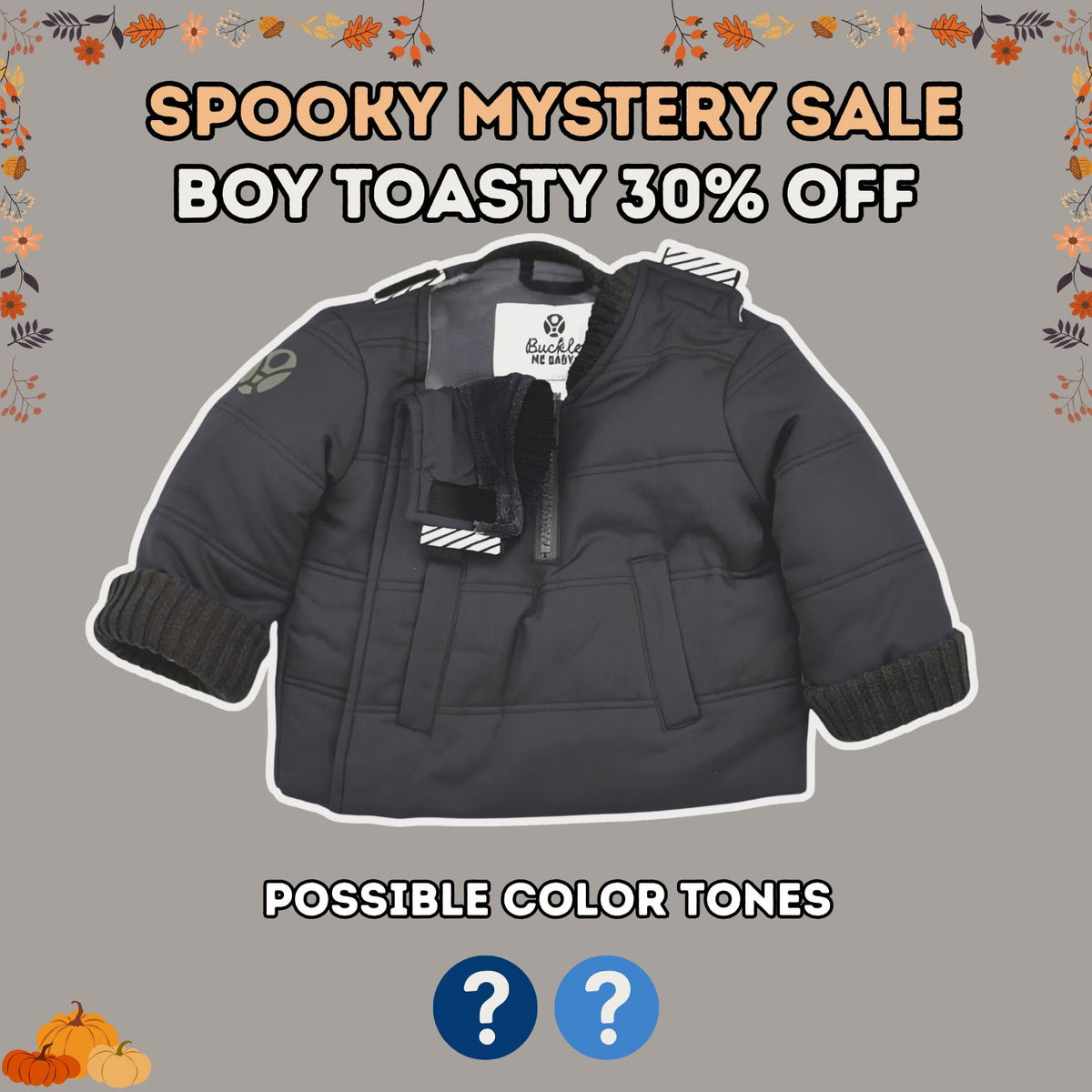 Toasty Boy Spooky Mystery Coat  - FINAL SALE
