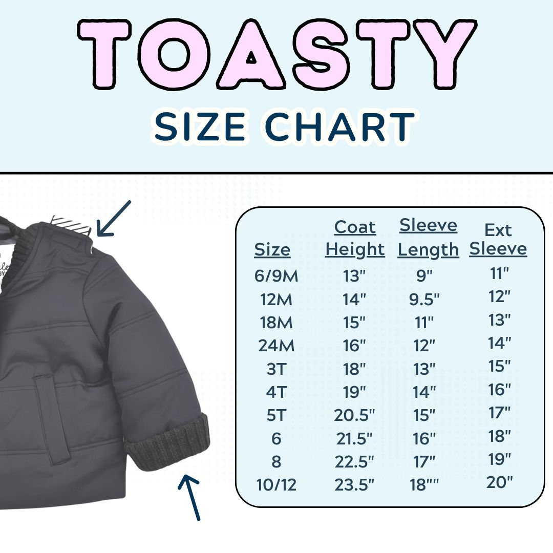 Toasty Boy Spooky Mystery Coat  - FINAL SALE