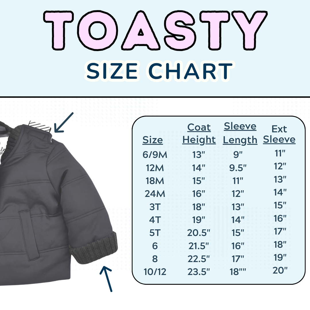 Toasty Boy Spooky Mystery Coat  - FINAL SALE