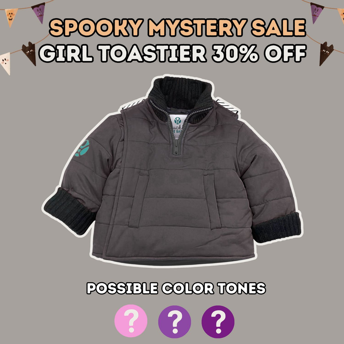 Toastier Girl Spooky Mystery Coat  - FINAL SALE