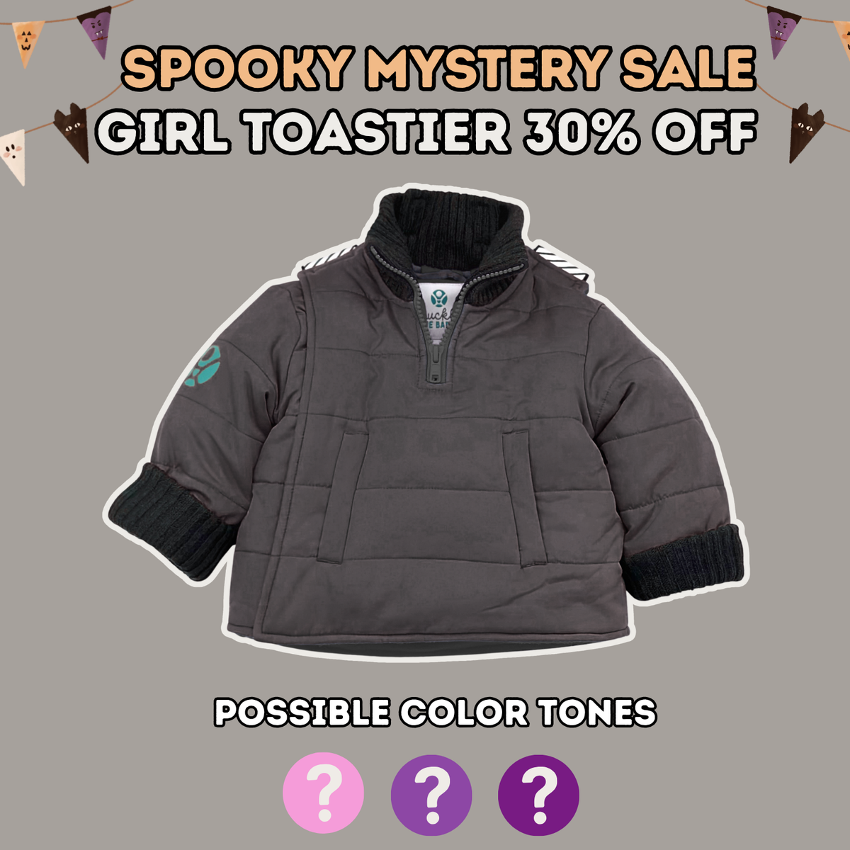 Toastier Girl Spooky Mystery Coat  - FINAL SALE