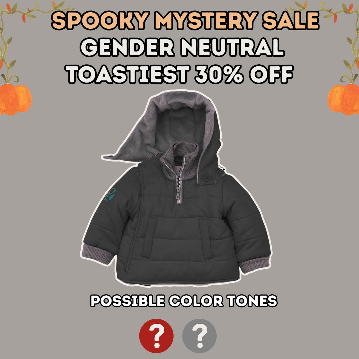 Toastiest Gender Neutral Spooky Mystery Coat  - FINAL SALE