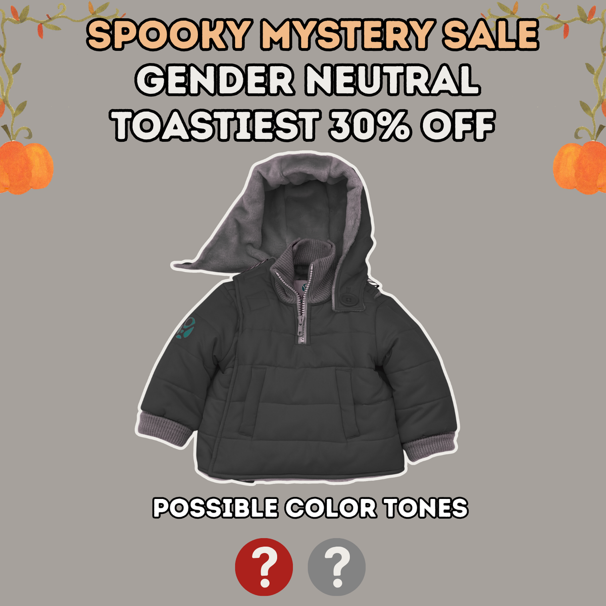 Toastiest Gender Neutral Spooky Mystery Coat  - FINAL SALE