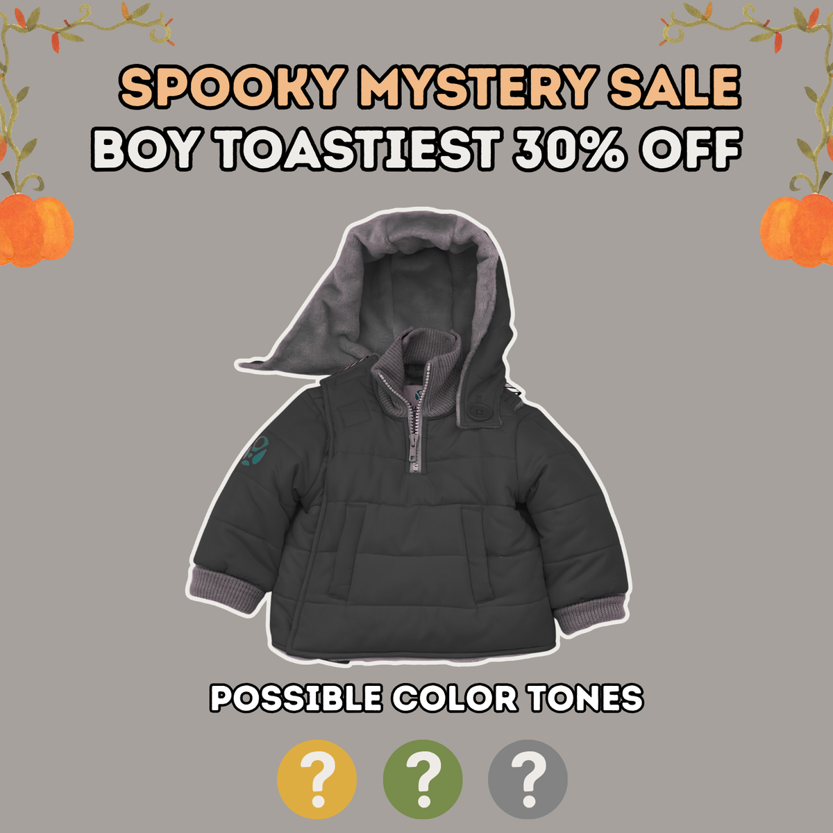 Toastiest Boy Spooky Mystery Coat  - FINAL SALE