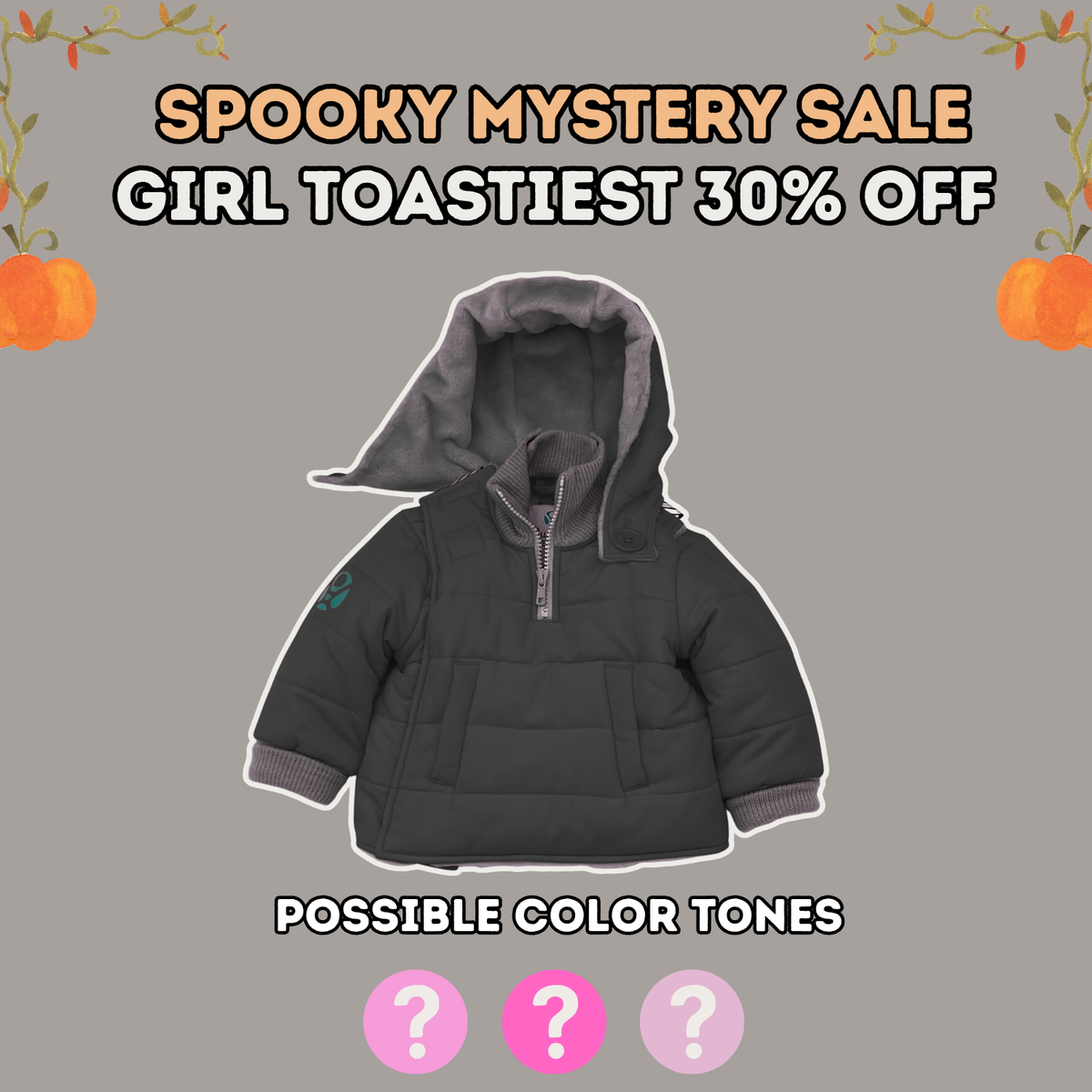 Toastiest Girl Spooky Mystery Coat  - FINAL SALE