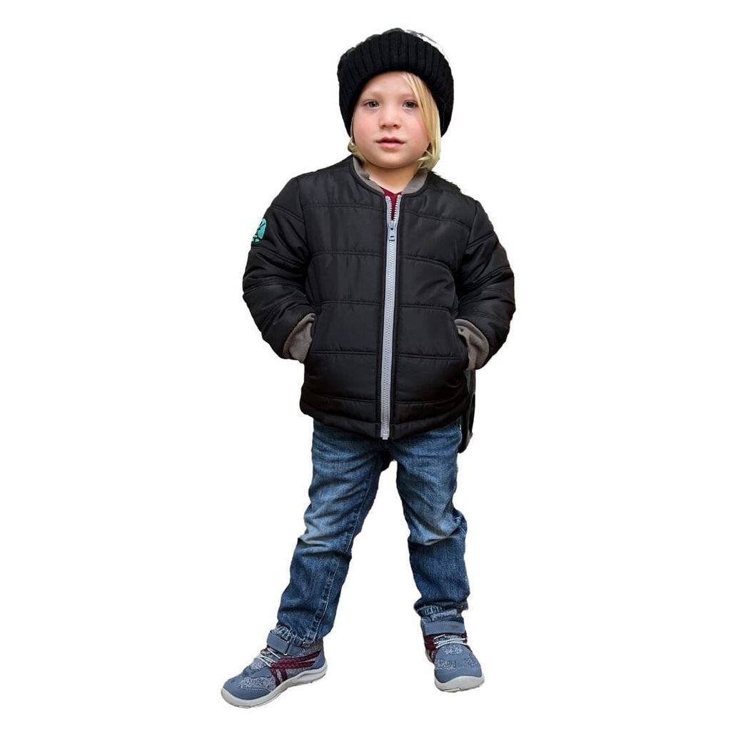 Little Rebel Black-Grey Fleece