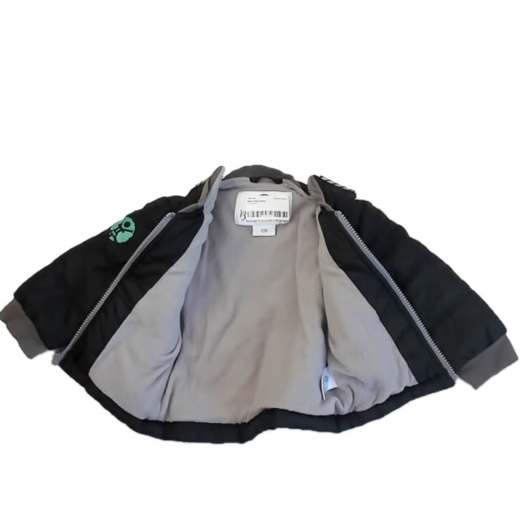 Final Sale Pre-Owned Car Seat Coat Black Toast Black Toast