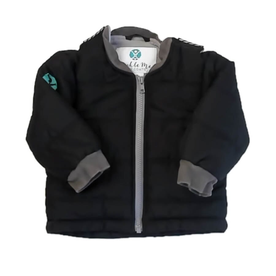 Final Sale Pre-Owned Car Seat Coat Black Toast Black Toast