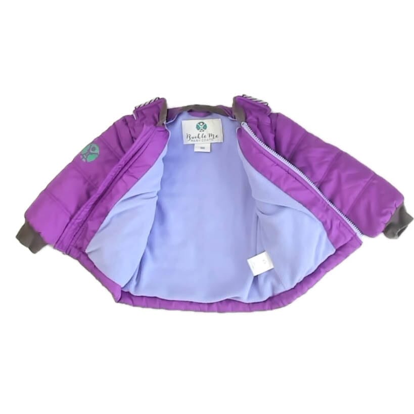 Final Sale Pre-Owned Car Seat Coat Purple Toast Purple Toast
