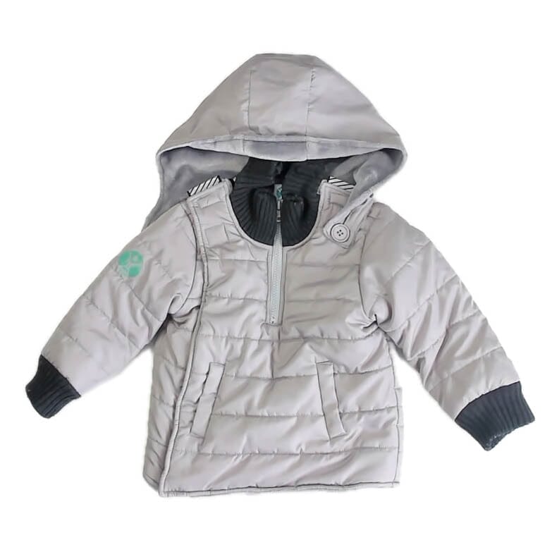 Final Sale Pre-Owned Car Seat Coat Gray Toastiest Gray Toastiest