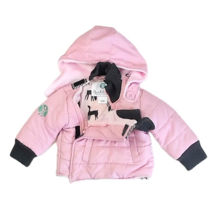 Final Sale Pre-Owned Car Seat Coat Pink Toastiest Pink Toastiest