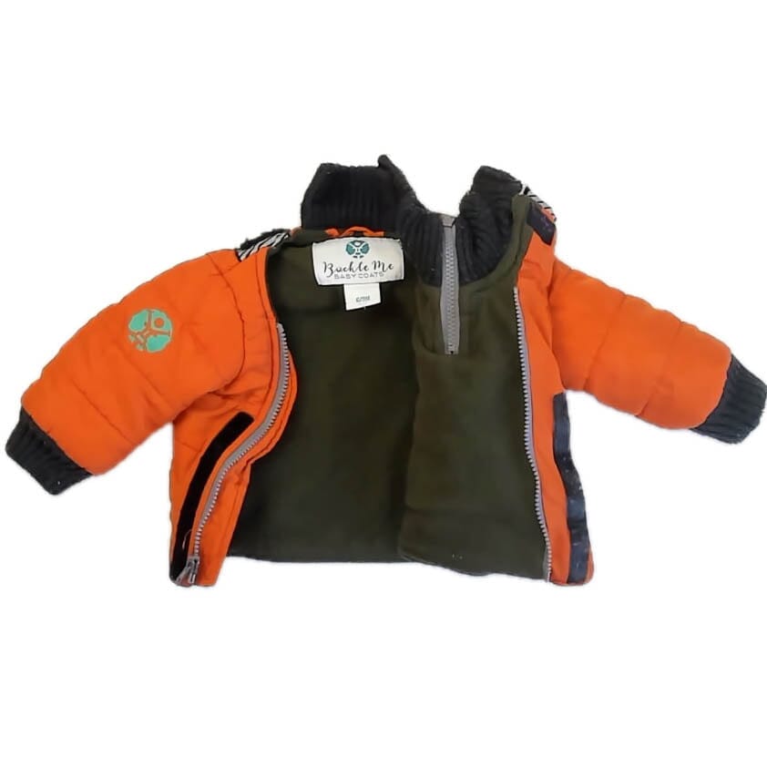 Final Sale Pre-Owned Car Seat Coat Orange Toastier Orange Toastier