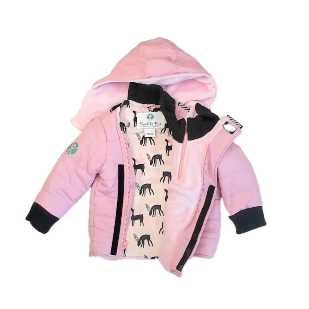 Final Sale Pre-Owned Car Seat Coat Pink Toastiest Pink Toastiest