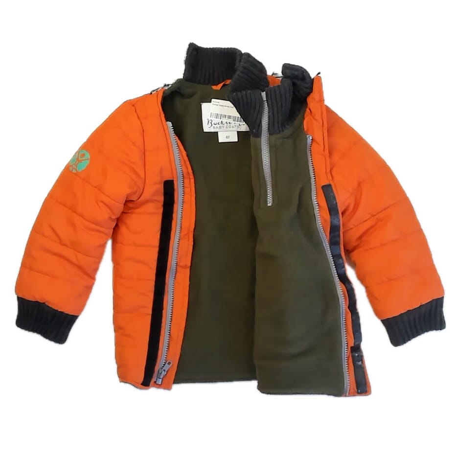 Final Sale Pre-Owned Car Seat Coat Orange Toastier Orange Toastier