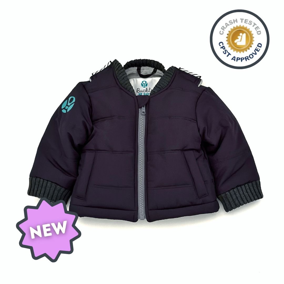 Toast Car Seat Coat 6/9M / Inky/Blue