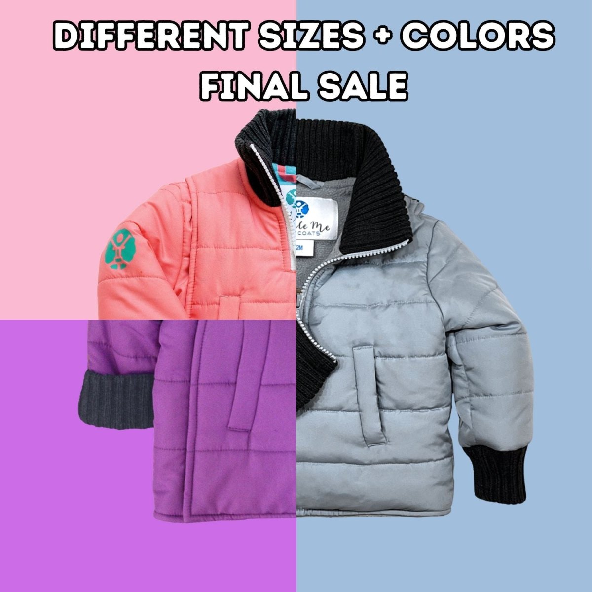 Toastier Car Seat Coat Different Color per size - FINAL SALE