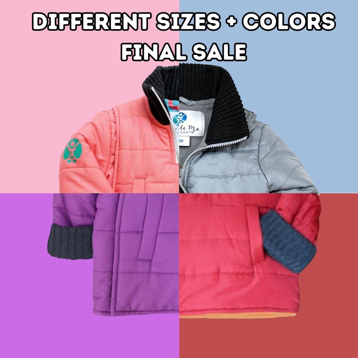 Toastier Car Seat Coat Different Color per size - FINAL SALE