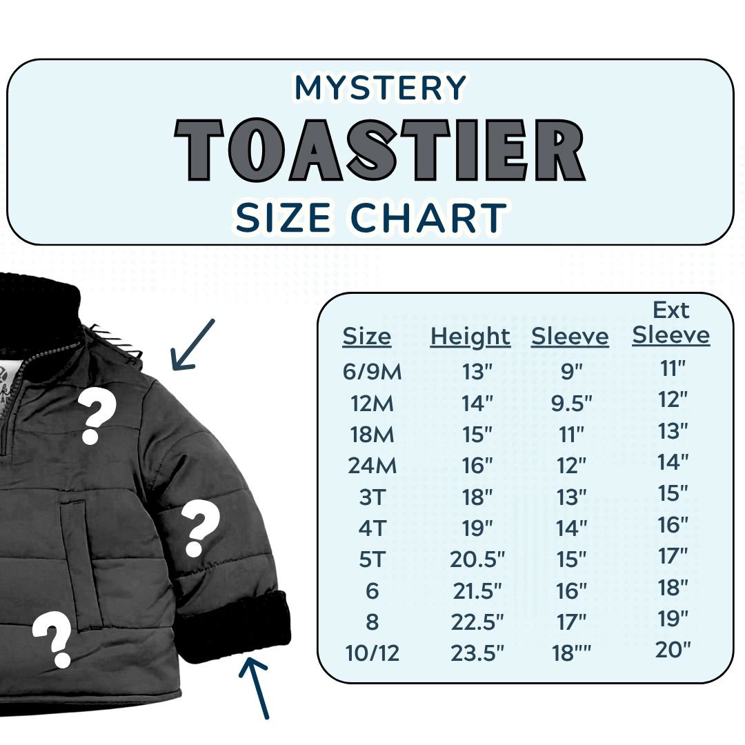 Toastier Gender Neutral Surprise Coat - FINAL SALE