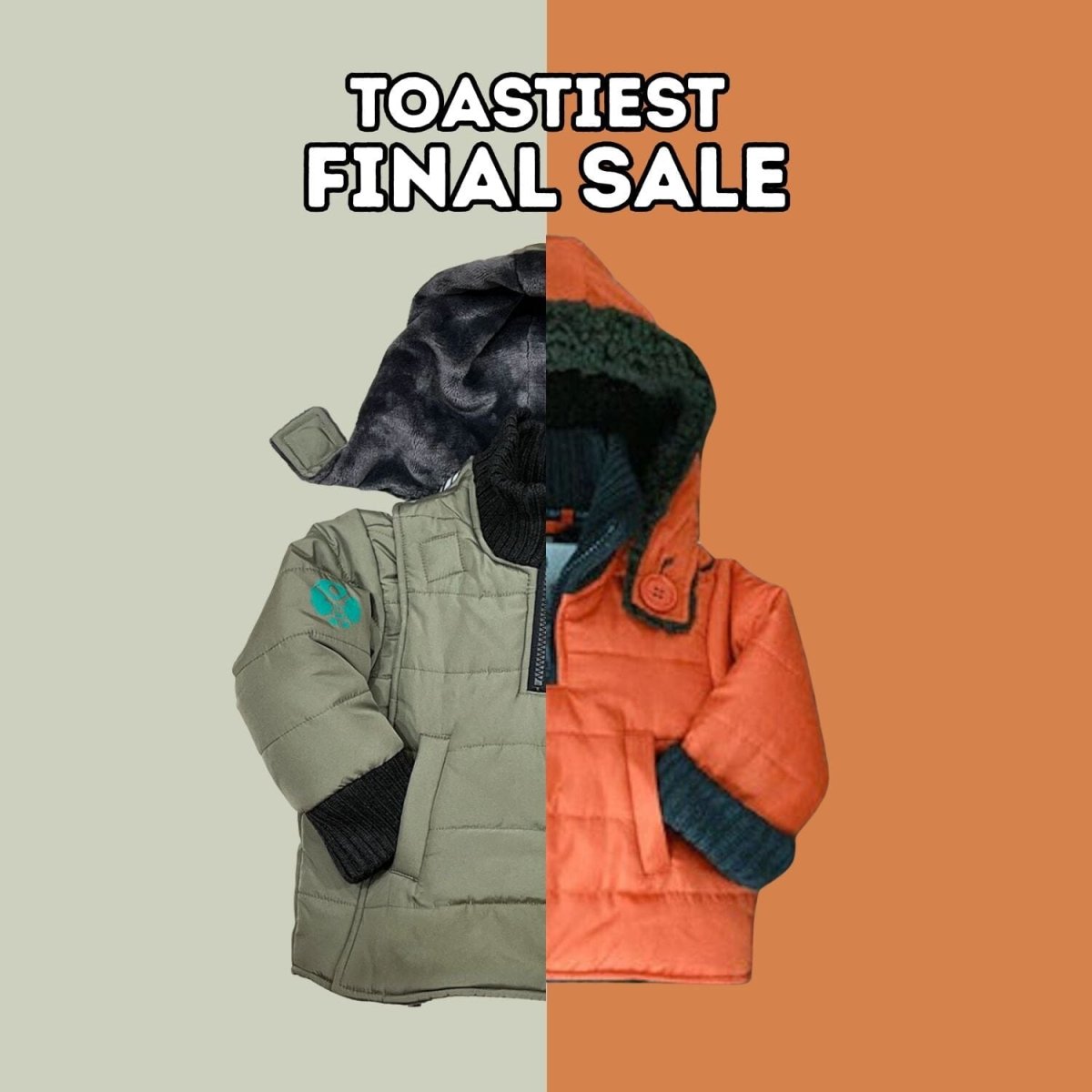 Toastiest Car Seat Coat Different Color per size - FINAL SALE