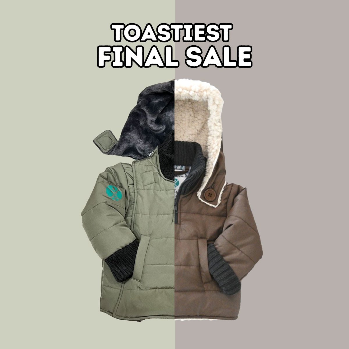 Toastiest Car Seat Coat Different Color per size - FINAL SALE