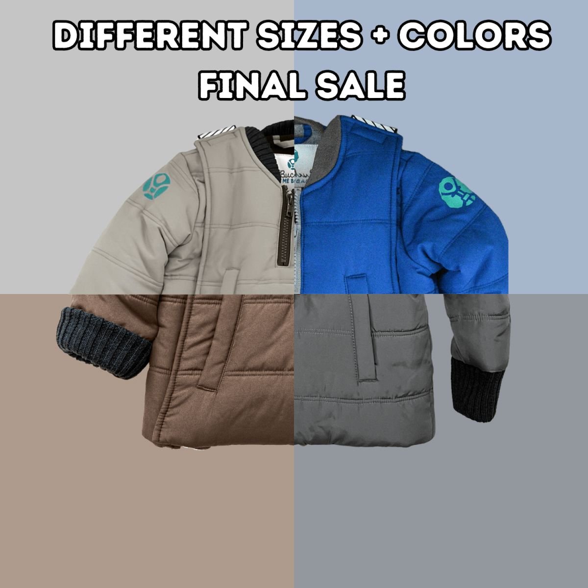 Toasty Car Seat Coat Different Color per size - FINAL SALE